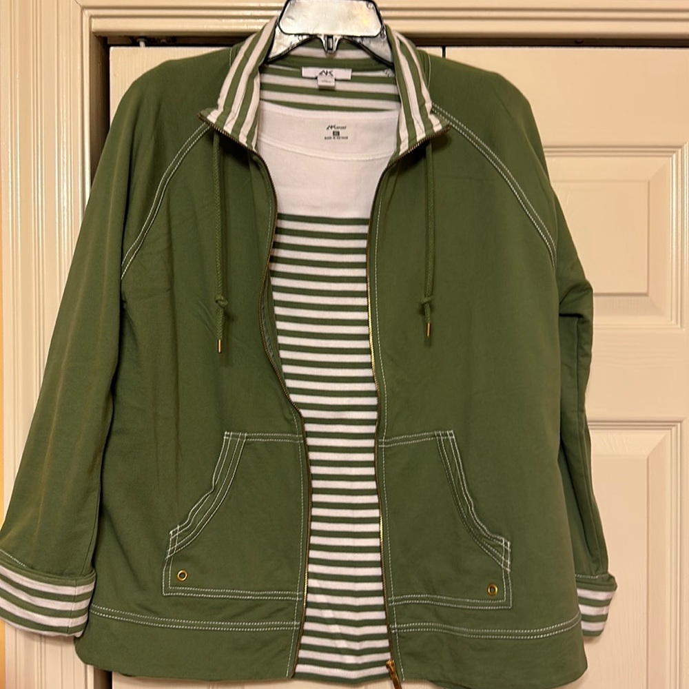 Anne Klein Sport jacket & top.  Size XL